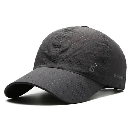 BONÉ ESPORTIVO DRY FIT COM PROTEÇÃO SOLAR E SECAGEM RÁPIDA