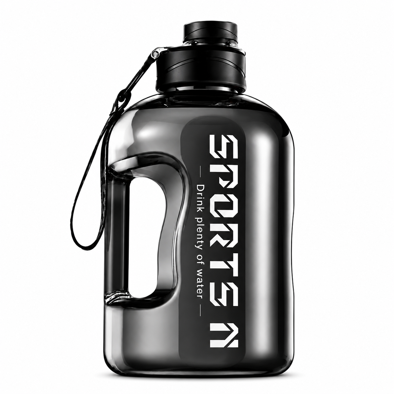 Garrafa Fitness Bravus 1,7L com Escala de Hidratação
