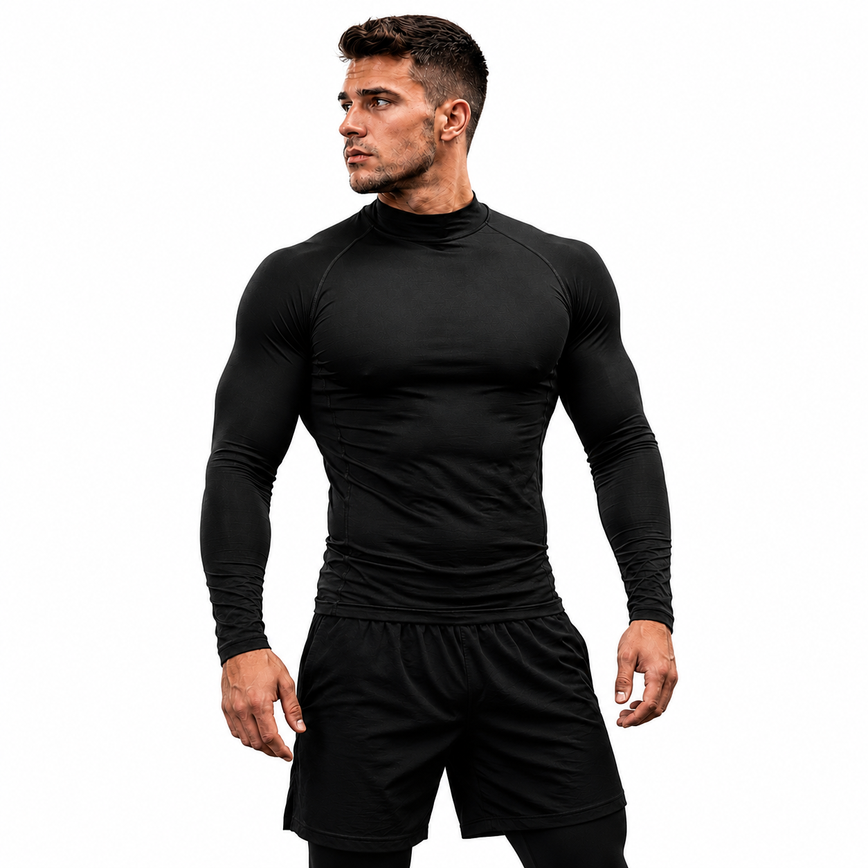 Camisa de Compressão Masculina Manga Longa Dry Fit