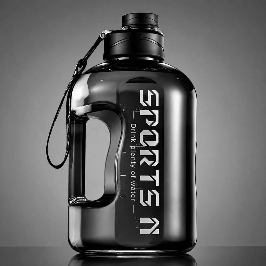 Garrafa Fitness Bravus 1,7L com Escala de Hidratação