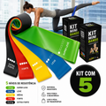 Kit Mini Bands Premium – 5 Níveis de Resistência